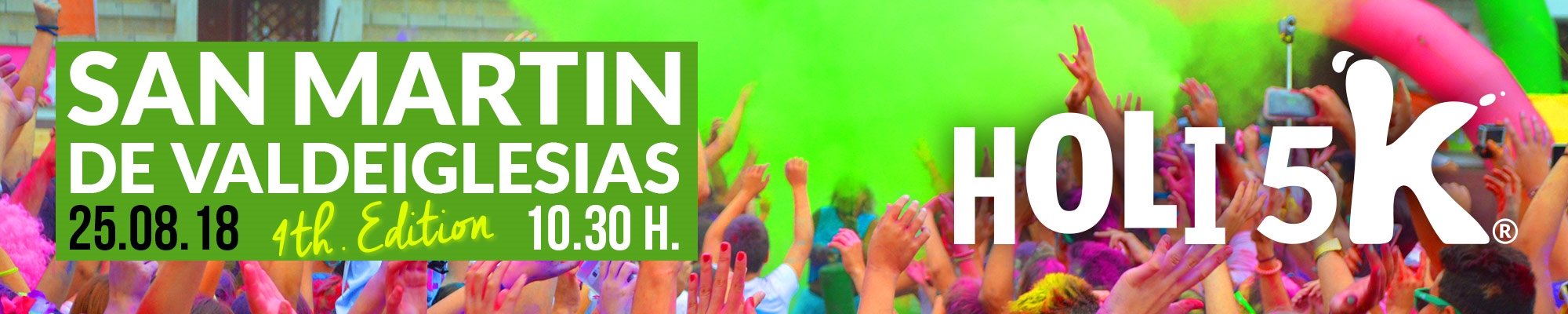 Holi 5K San Martín de Valdeiglesias 4th Edition 25/08/2018