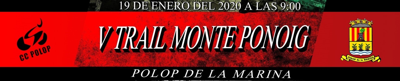 V Trail Monte Ponoig