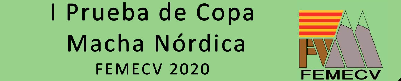 I prueba Copa Marcha Nórdica, Villena, FEMECV 2020