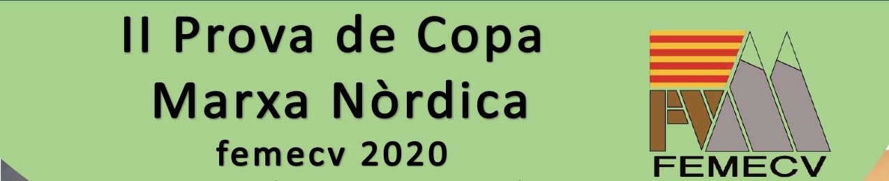 II PROVA DE COPA MARXA NÒRDICA, TAVERNES DE LA VALLDIGNA, FEMECV 2020