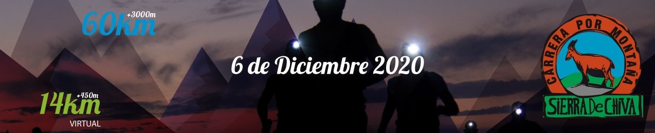 Carrera X Montaña Sierra de Chiva. XI edición. 2020