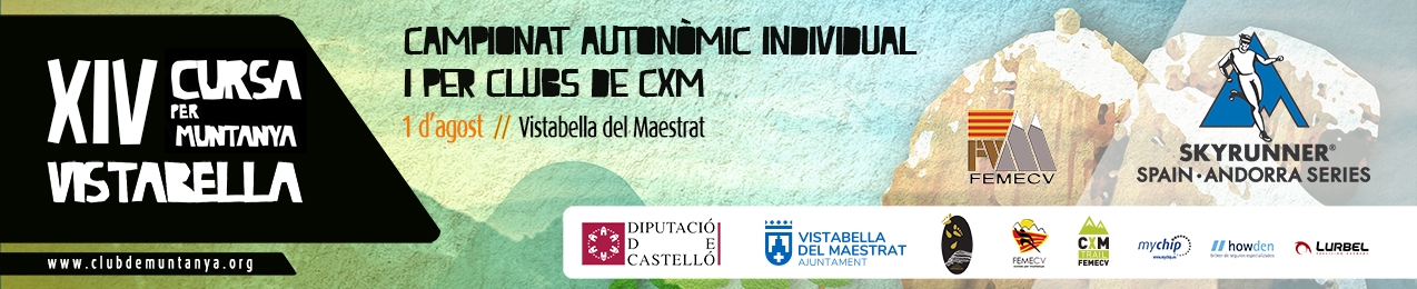 Campionat Autonòmic i per clubs de CXM. 1er Campionat en Edat Escolar, FEMECV 2021. XIV Cursa per muntanya Vistabella.