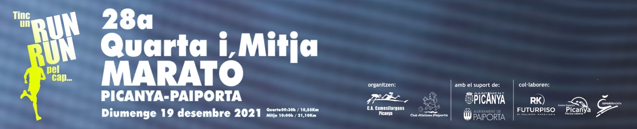 28a QUARTA I MITJA MARATÓ, PICANYA - PAIPORTA