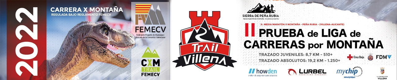 II prueba de liga de Carreras por Montaña, FEMECV 22, Peña Rubia, Villena