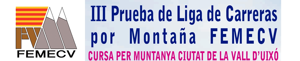 III Prova Campionat de Lliga de la Comunitat Valenciana, FEMECV 2022, CXM Ciutat de La Vall D