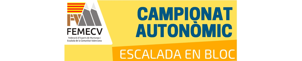 Campionat Escalada en Bloc, FEMECV 2022, Tavernes de la Valldigna