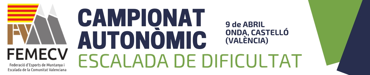 Campionat Escalada Dificultad, FEMECV 2022, Onda