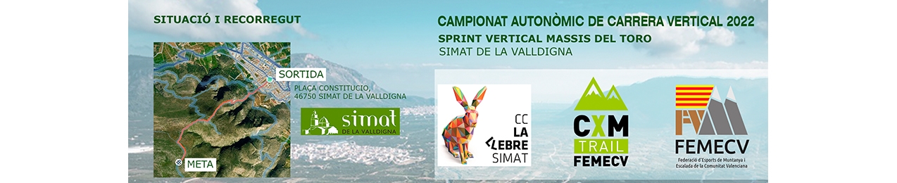 Campionat Automómic de carrera Vertical, FEMECV 22, Sprint Vertical Massis del Toro, Simat de la Valldigna