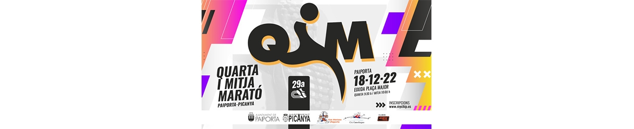 29a QUARTA I MITJA MARATÓ, PAIPORTA - PICANYA