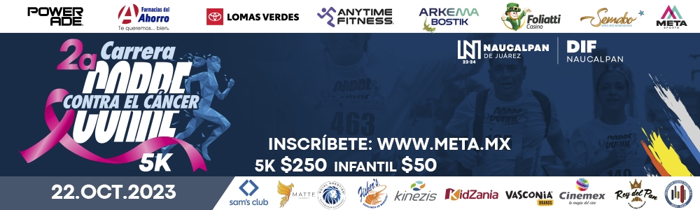 2da. CARRERA “CORRE CONTRA EL CÁNCER” 2023