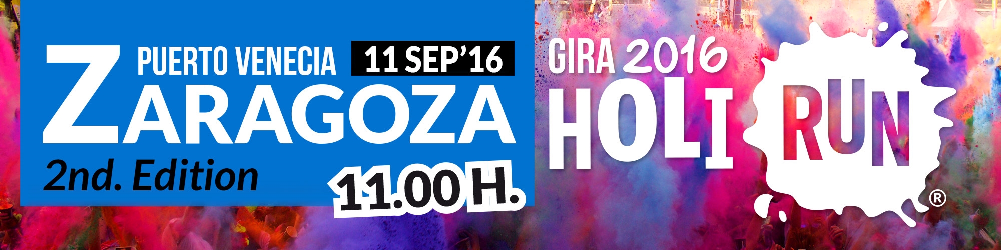 Holi Run Zaragoza 2nd EDITION 11/09/2016