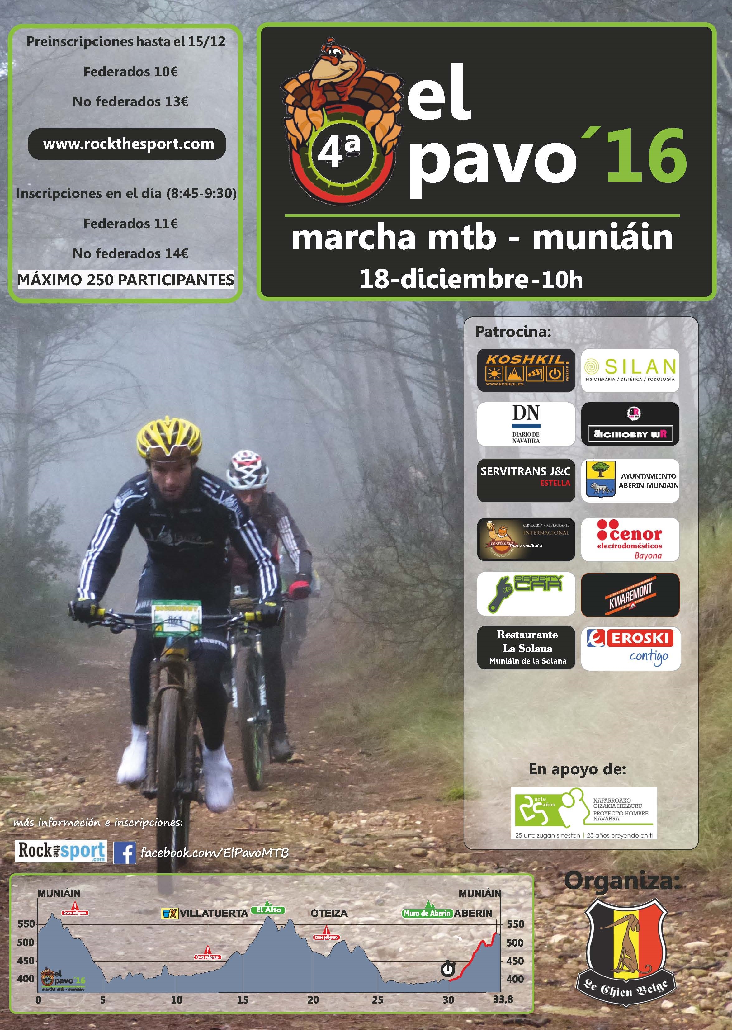 RockTheSport | EL PAVO 2016. MARCHA MTB | 2016 | Muniain de la Solana  Navarra