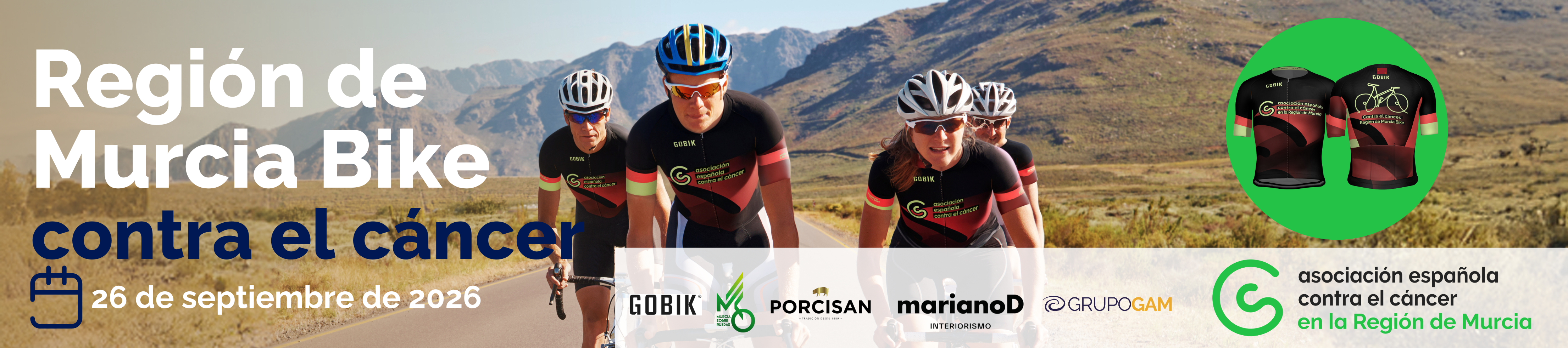 Región de Murcia Bike contra el cáncer 2026