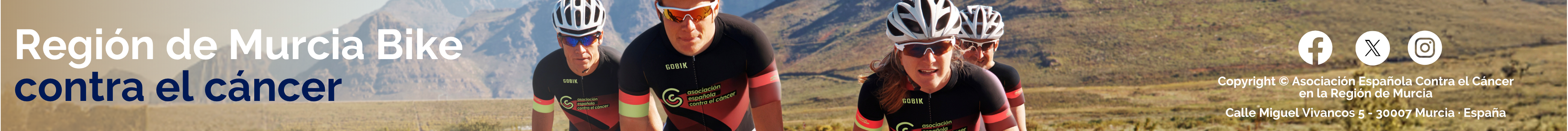 Región de Murcia Bike contra el cáncer 2026