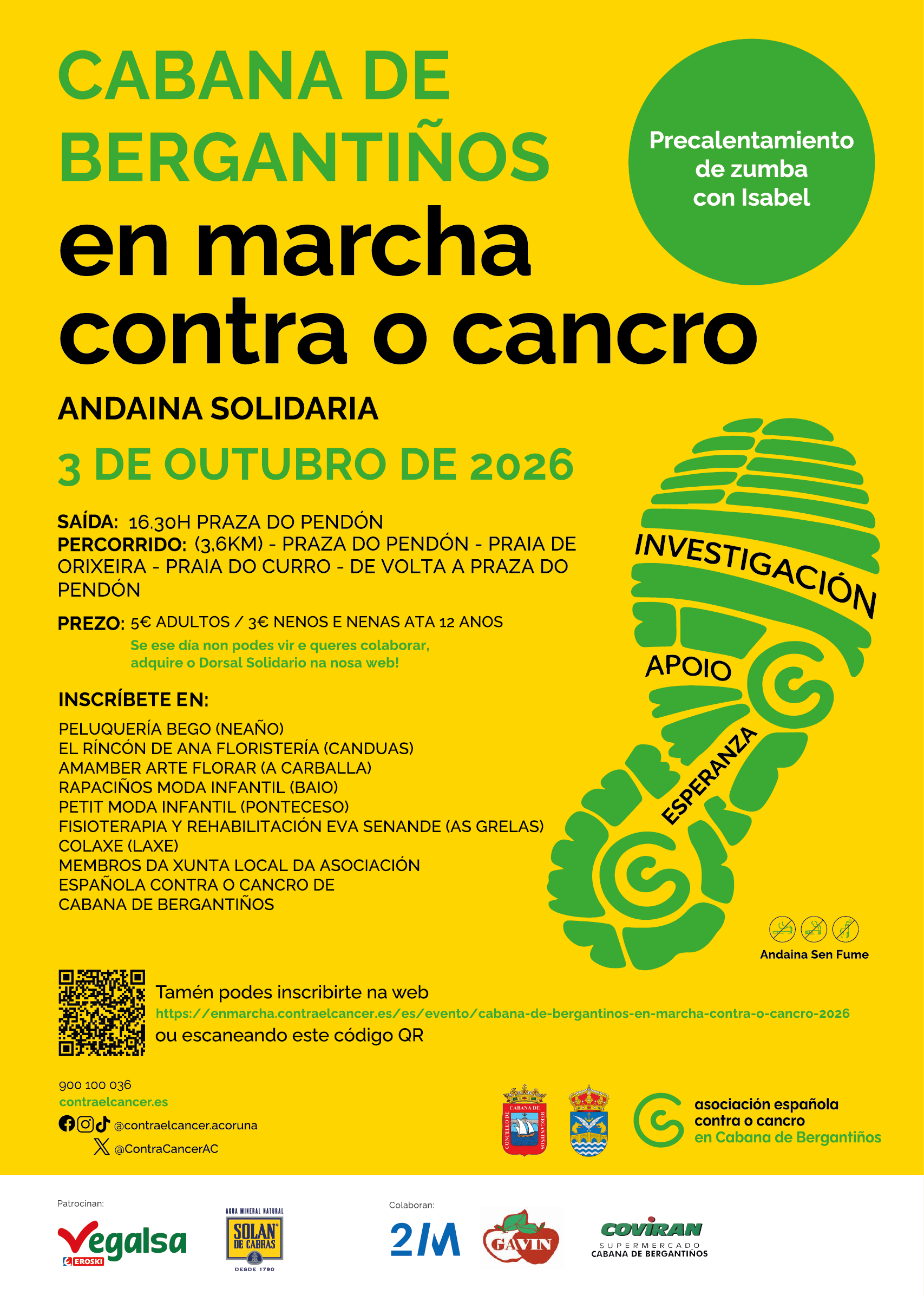 Cabana de Bergantiños en Marcha contra o Cancro