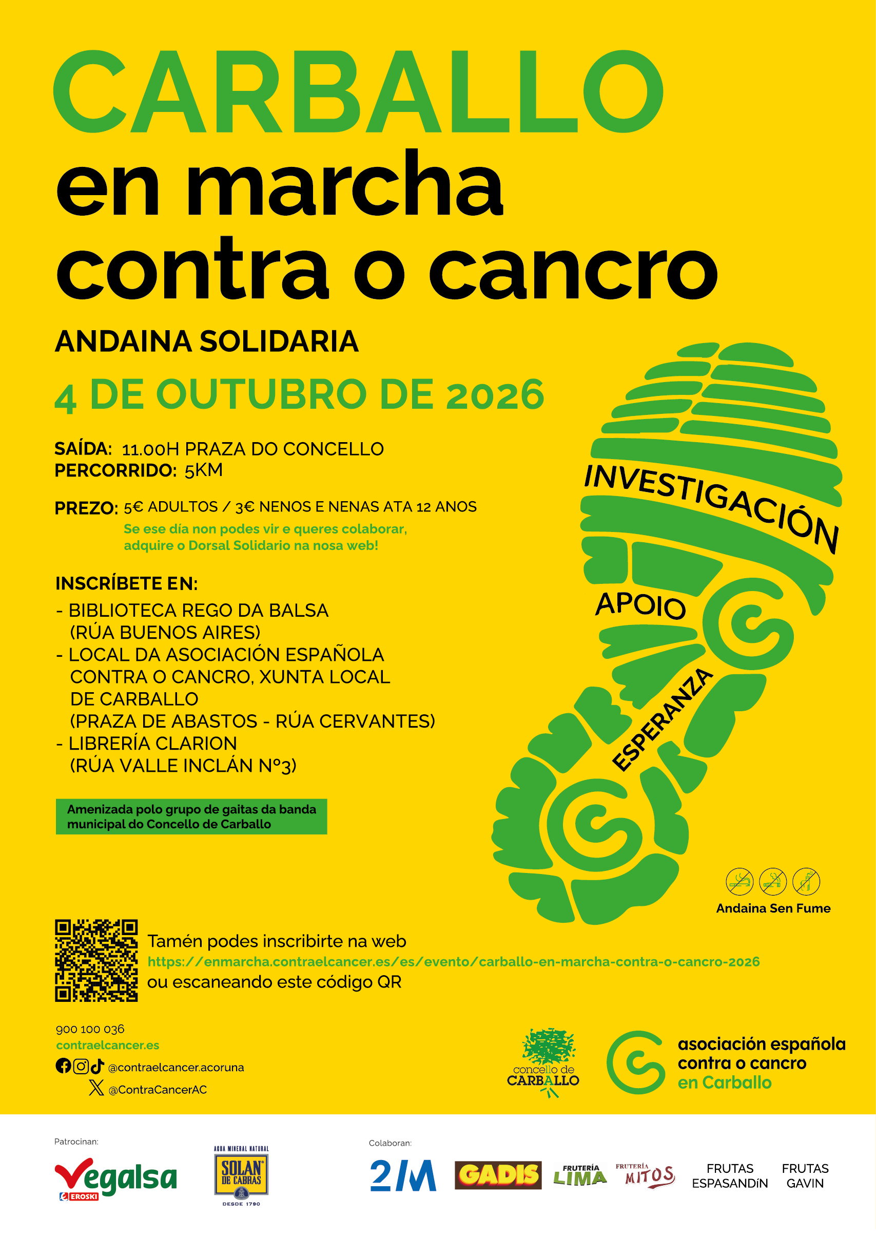 Carballo en Marcha contra o Cancro