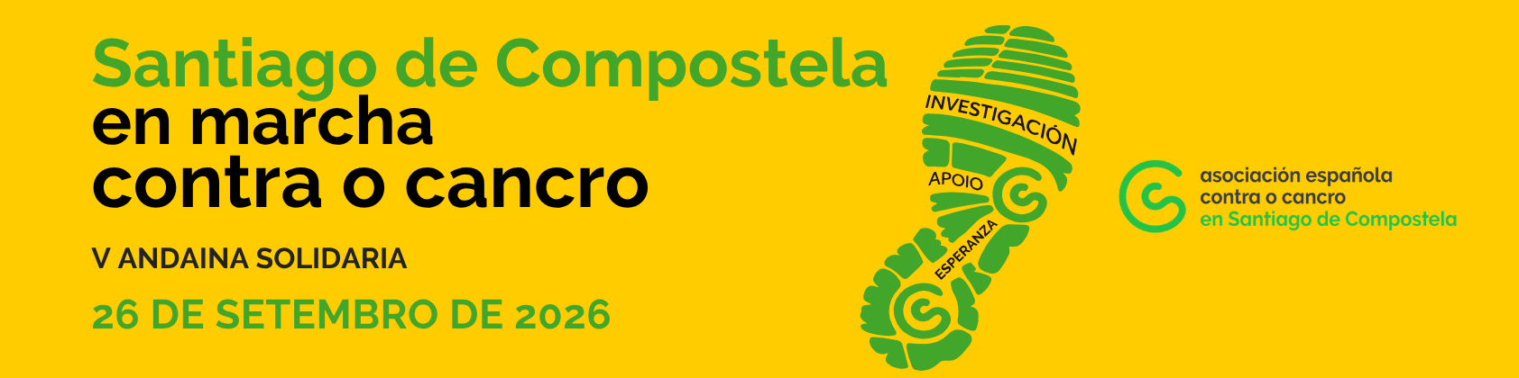 Santiago de Compostela En marcha Contra o Cancro 2026