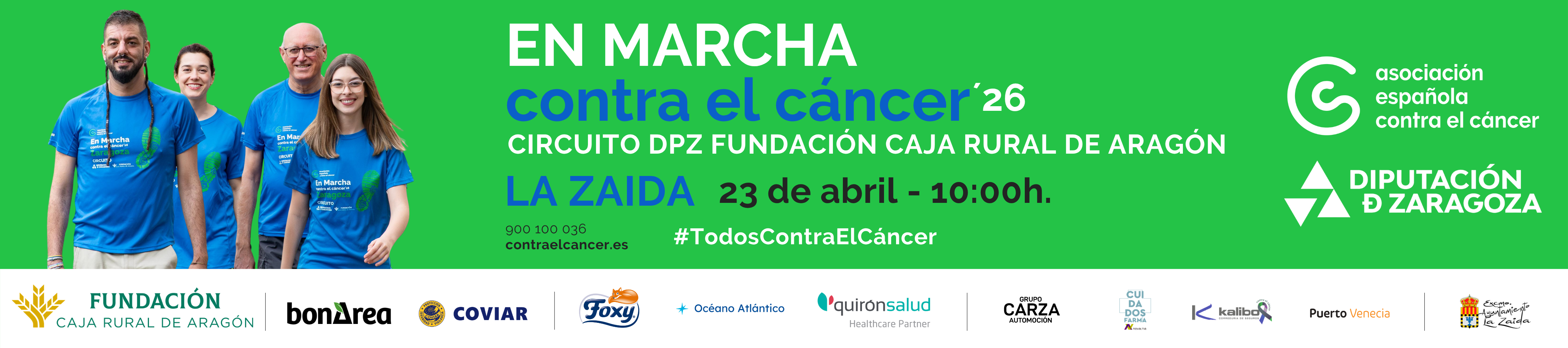 MUÉVETE CONTRA EL CÁNCER LA ZAIDA 2026