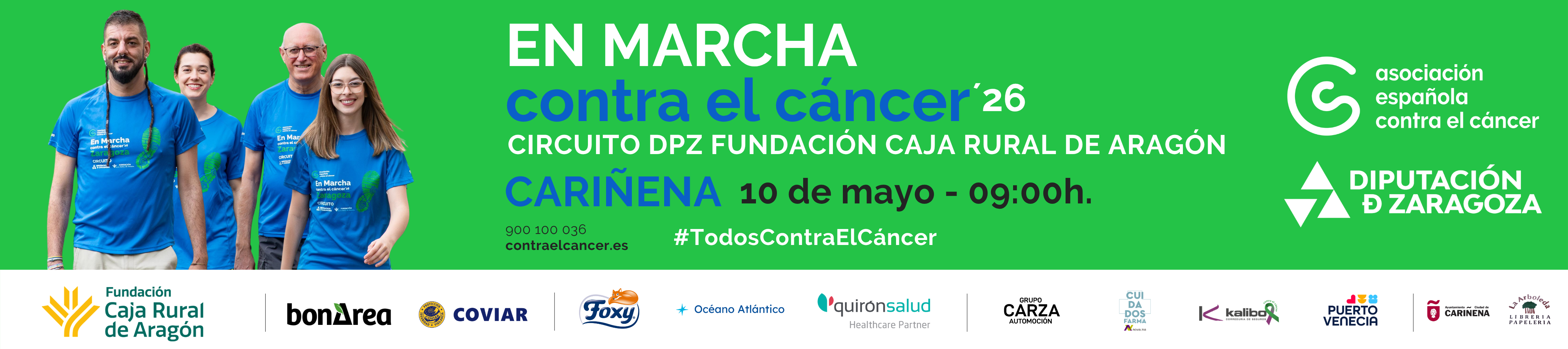 MUÉVETE CONTRA EL CÁNCER CARIÑENA 2026