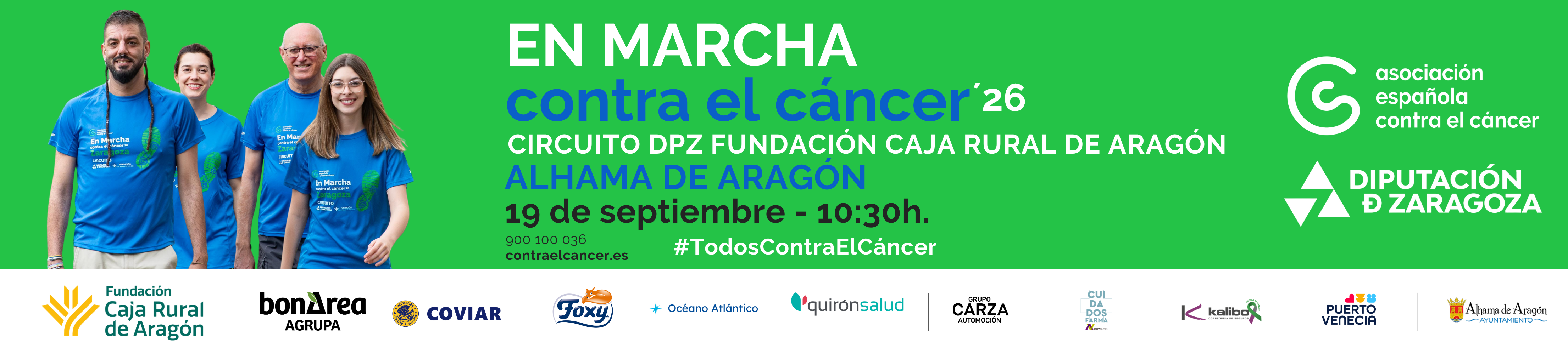 EN MARCHA CONTRA EL CÁNCER ALHAMA DE ARAGÓN 2026
