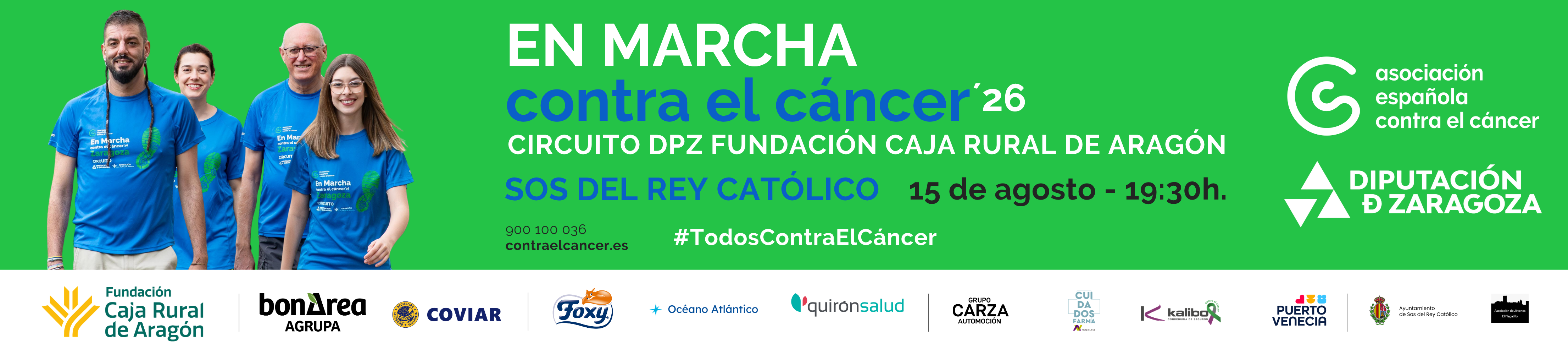 MUÉVETE CONTRA EL CÁNCER SOS DEL REY CATOLICO 2026