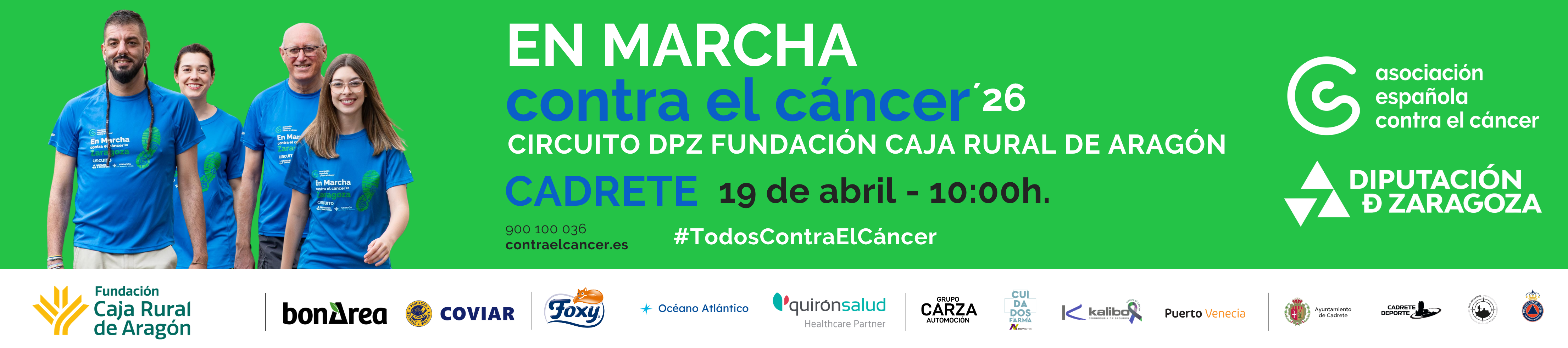 MUÉVETE CONTRA EL CÁNCER CADRETE 2026