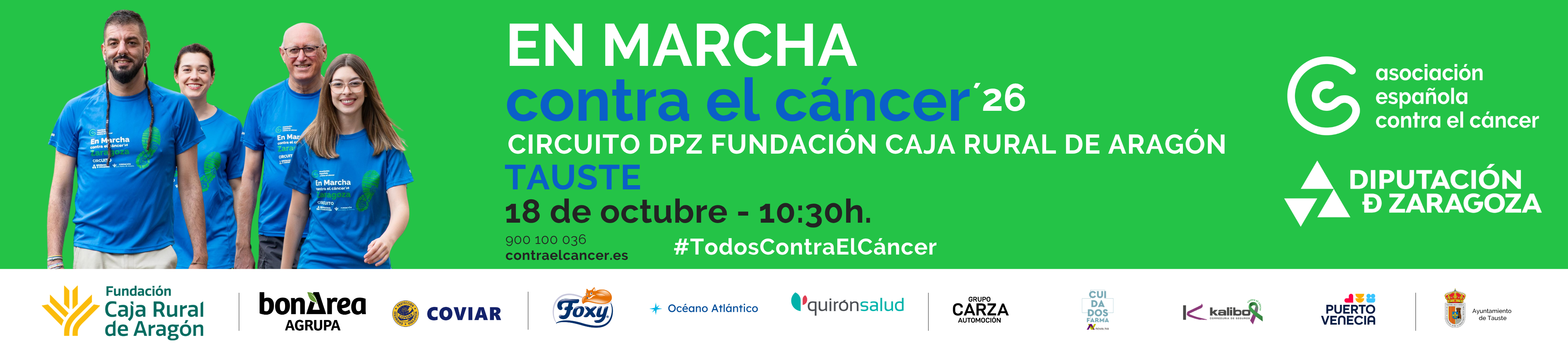 EN MARCHA CONTRA EL CÁNCER TAUSTE 2026