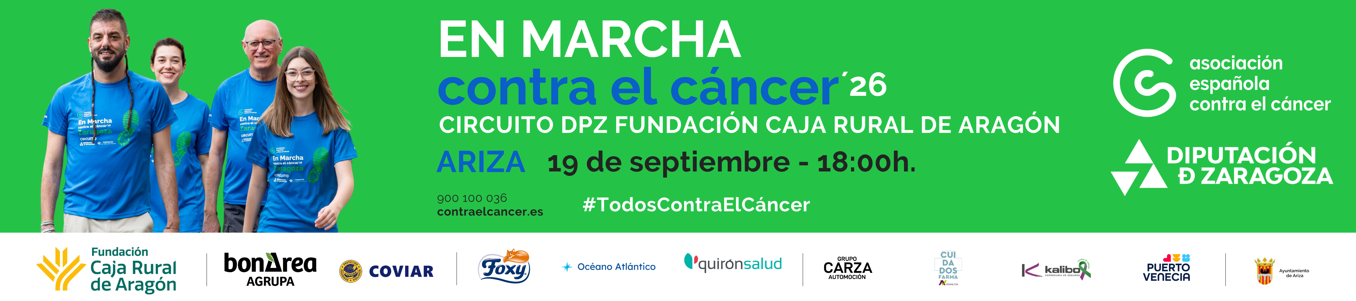 EN MARCHA CONTRA EL CÁNCER ARIZA 2026
