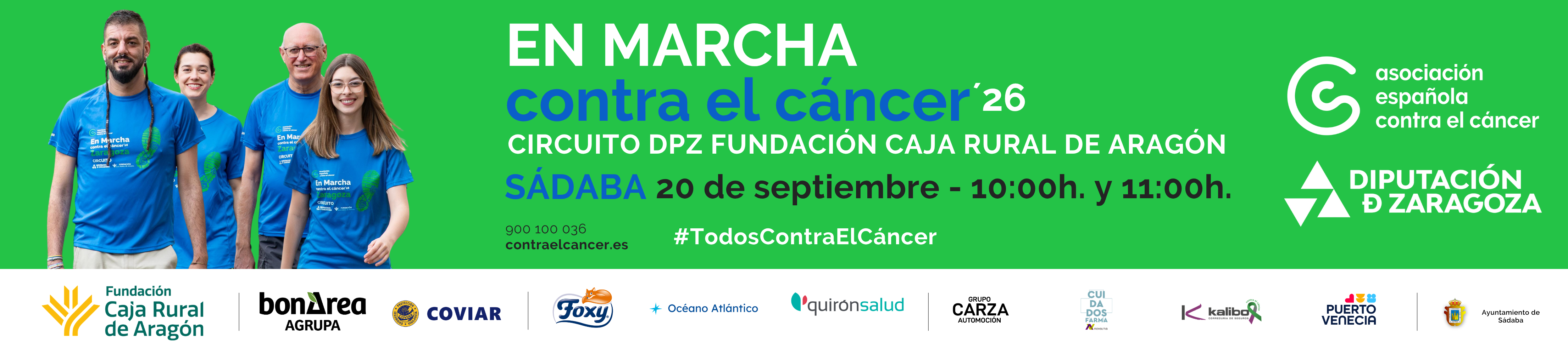 EN MARCHA CONTRA EL CÁNCER SADABA 2026