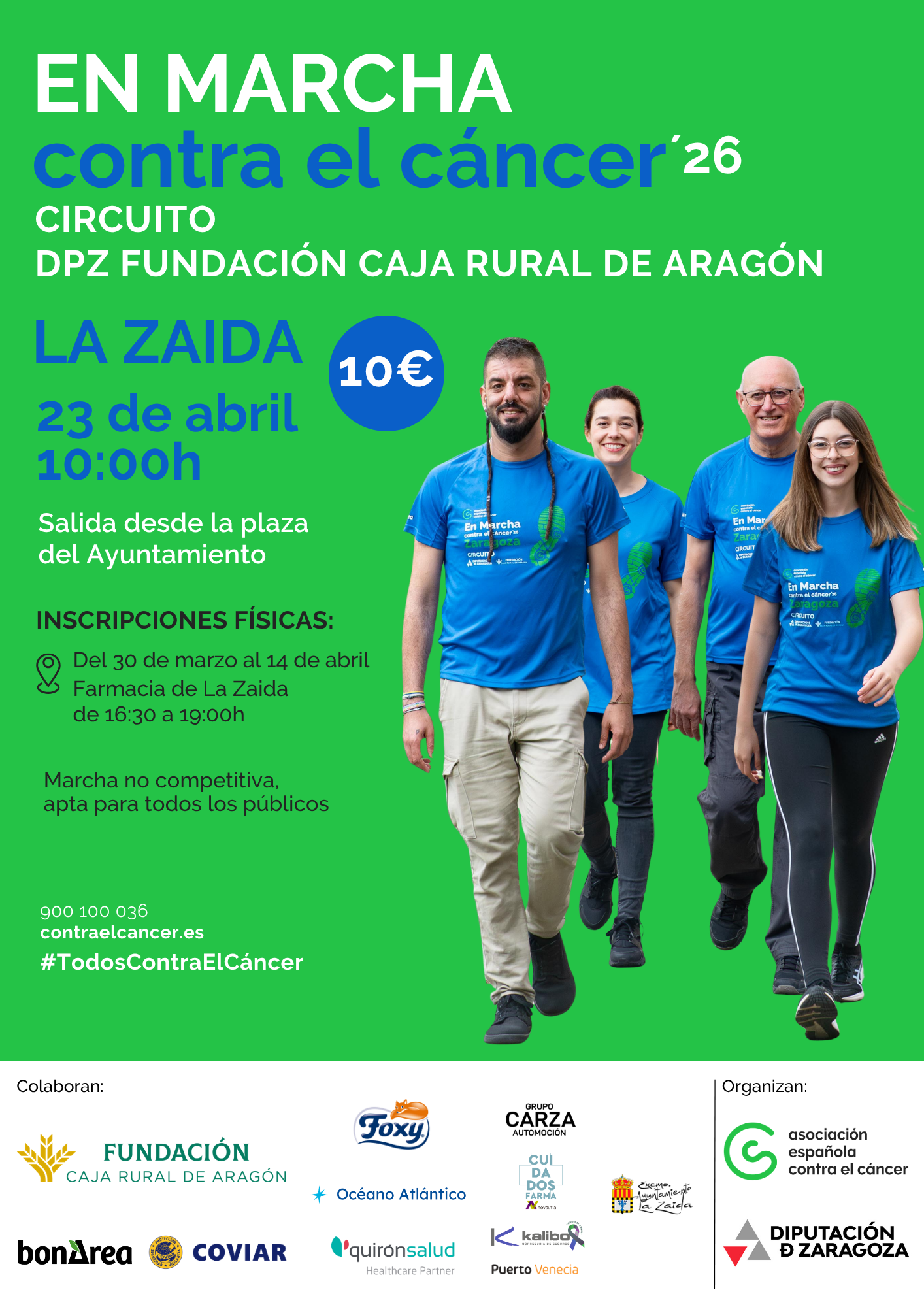 MUÉVETE CONTRA EL CÁNCER LA ZAIDA 2026