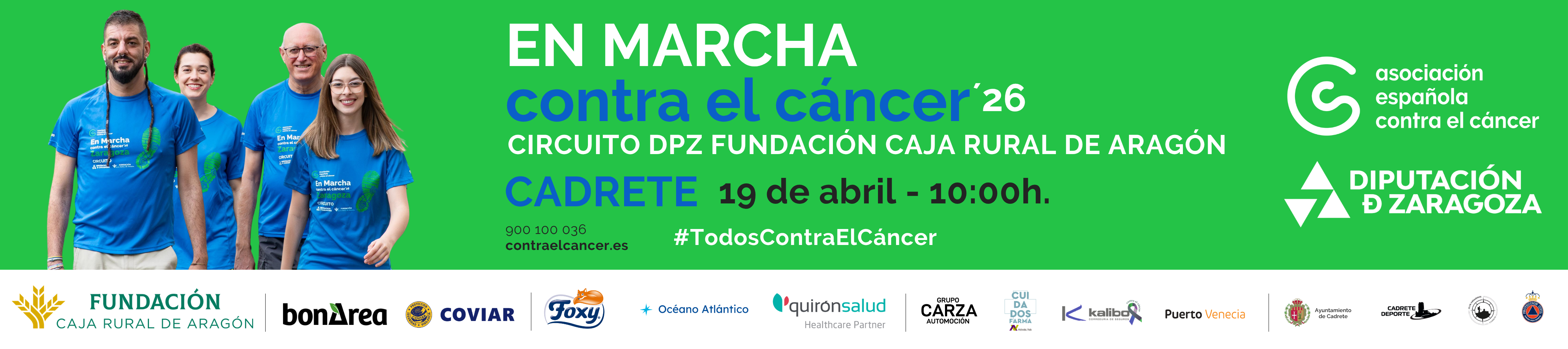 MUÉVETE CONTRA EL CÁNCER CADRETE 2026