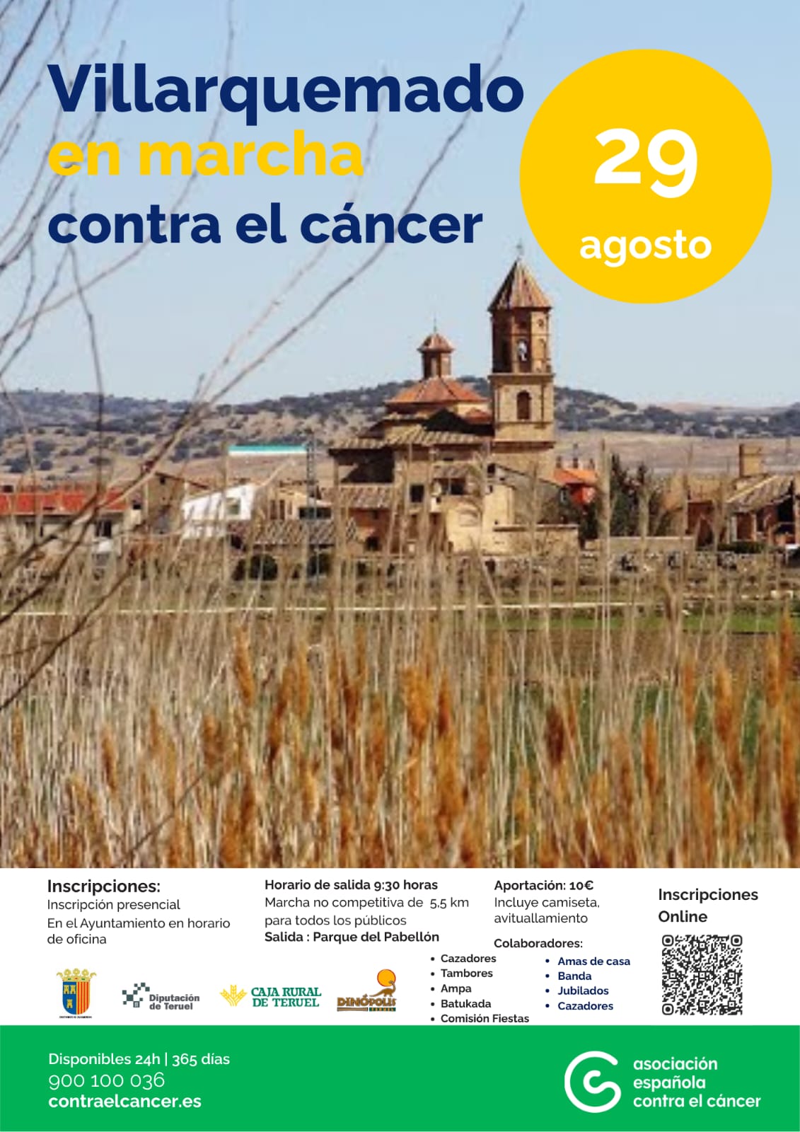 Marcha Contra el Cáncer Villarquemado