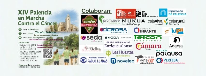 XIV Palencia en Marcha Contra el Cáncer 2026