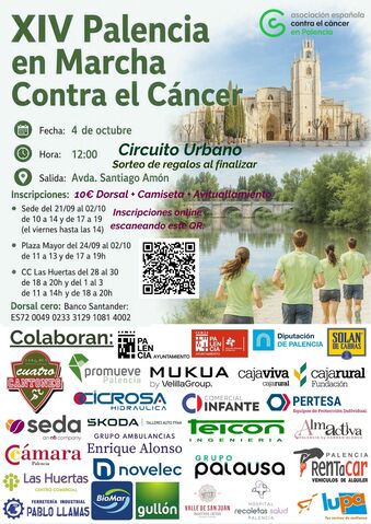 Carrera contra el cáncer en Palencia