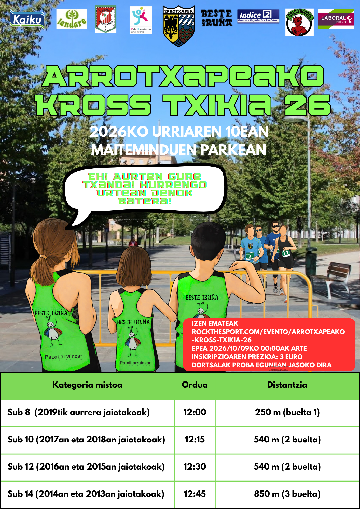 Arrotxapeako Kross txikia 26