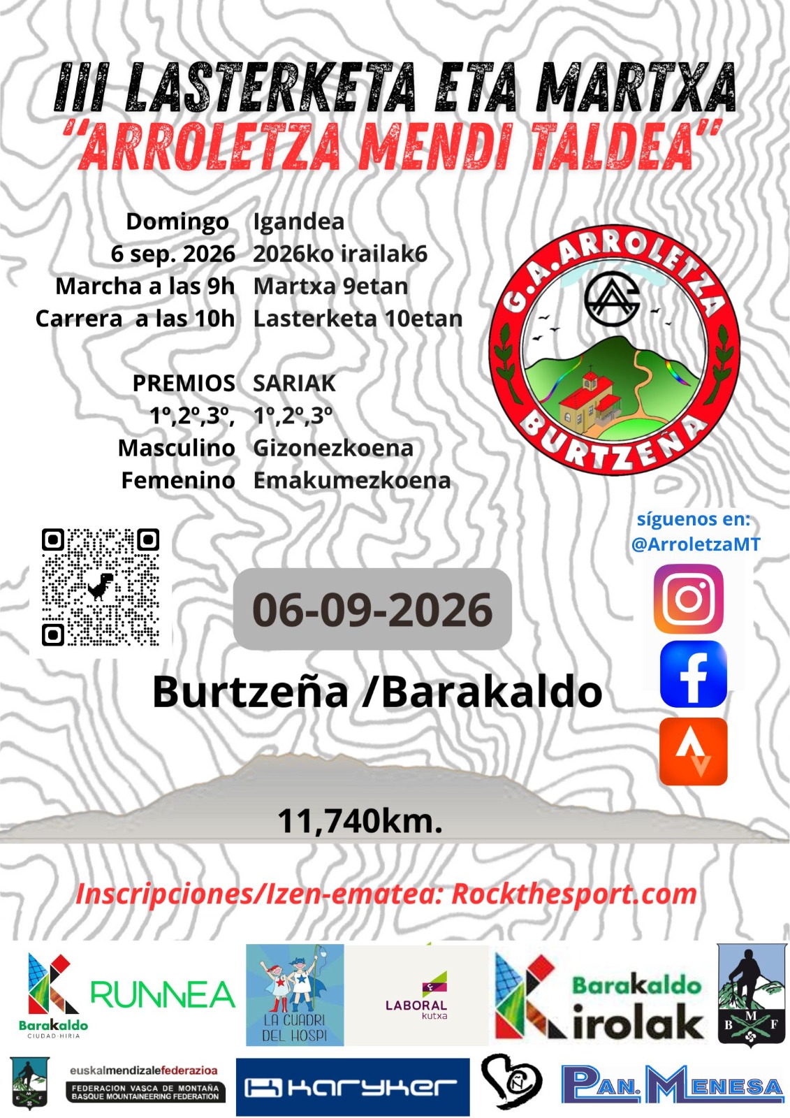3ª Carrera de Montaña Arroletza Mendi Taldea