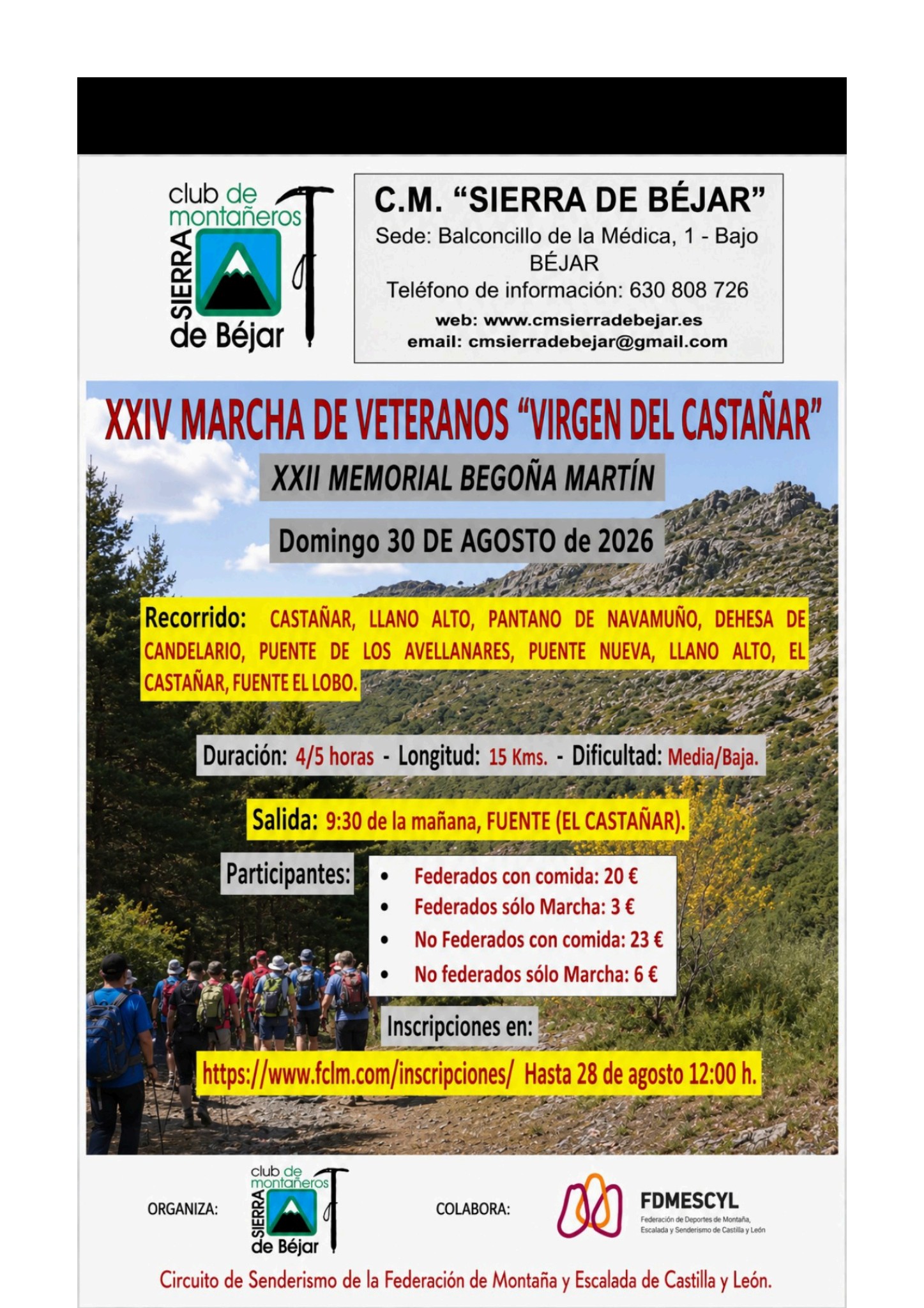 Marcha de Veteranos Virgen del Castañar