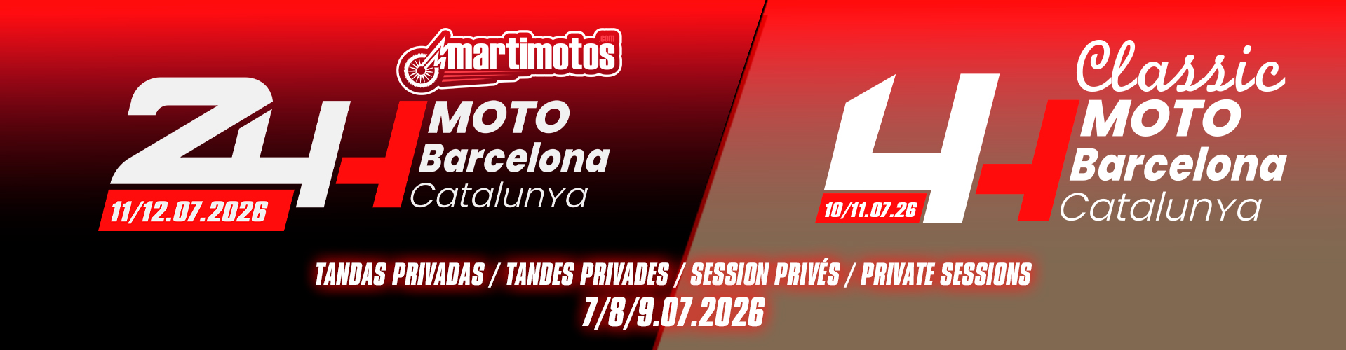 Tandas privadas 24H / 4H 