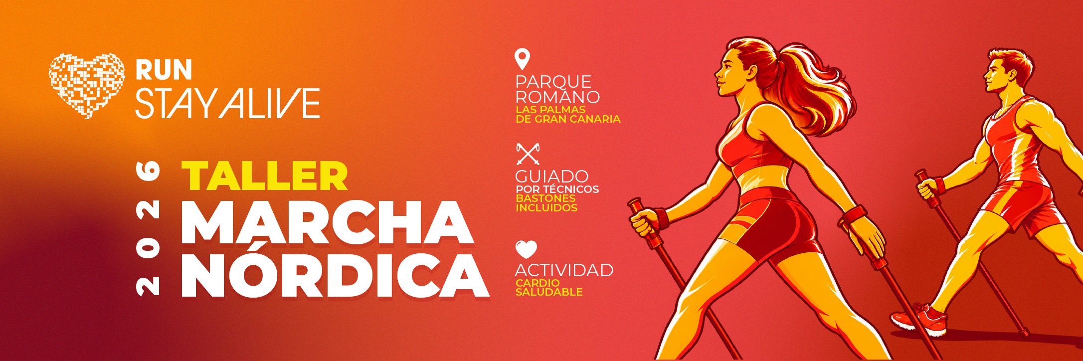 Taller MARCHA NÓRDICA - RUN STAY ALIVE