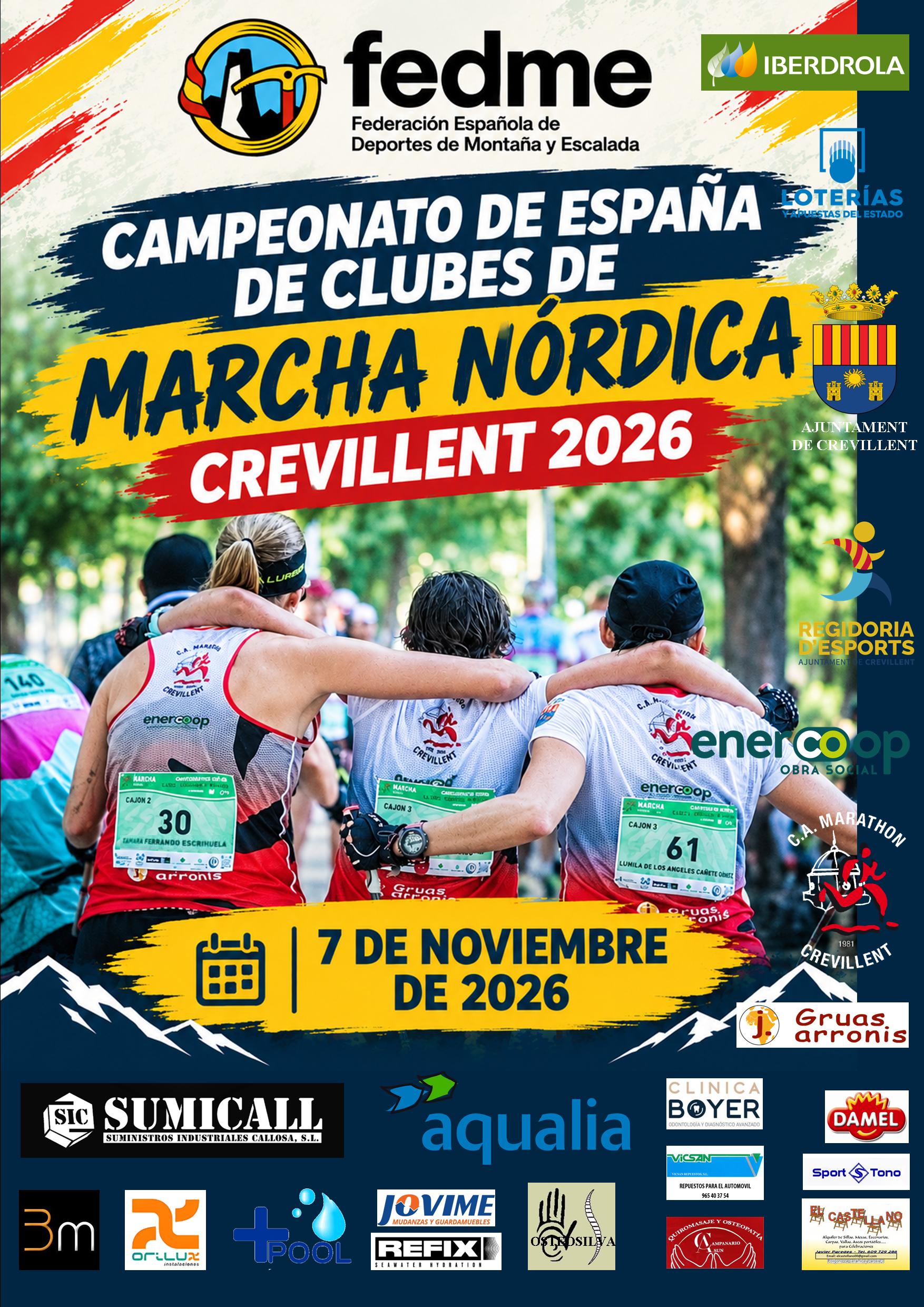 Campeonato de España de Clubes Marcha Nórdica Crevillent