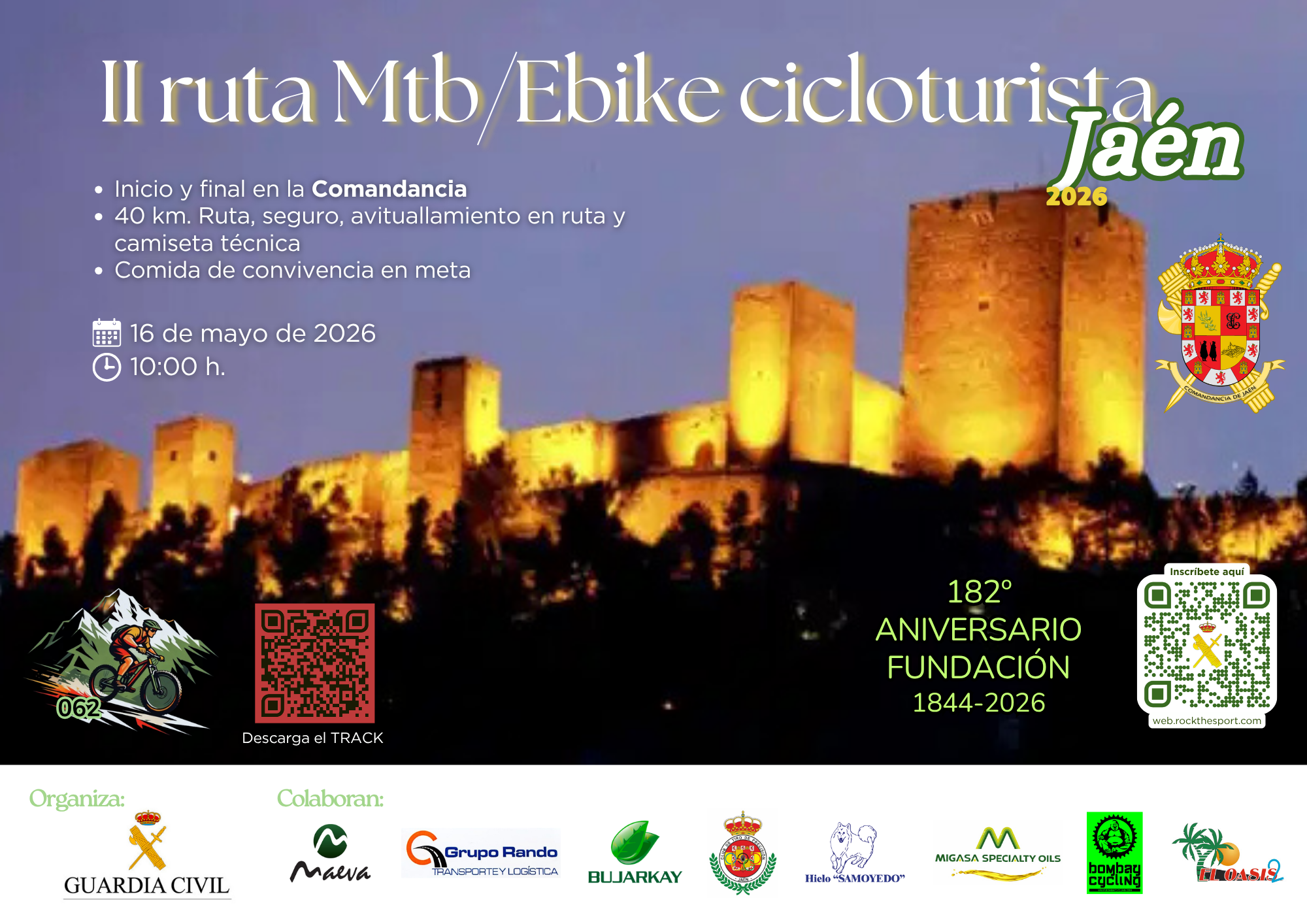 II Ruta Mtb-Ebike 182 aniversario Fundación GC Jaén