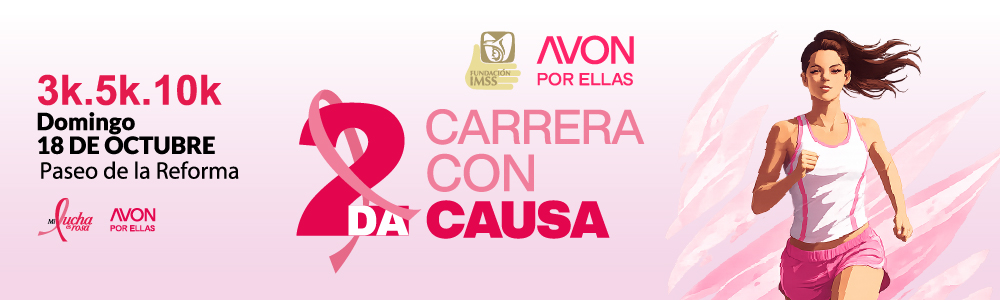  2da CARRERA CON CAUSA FUNDACIÓN IMSS + AVON 2026