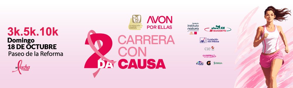  2da CARRERA CON CAUSA FUNDACIÓN IMSS + AVON 2026
