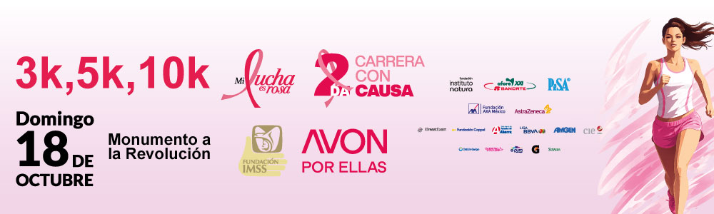  2da CARRERA CON CAUSA FUNDACIÓN IMSS + AVON 2026