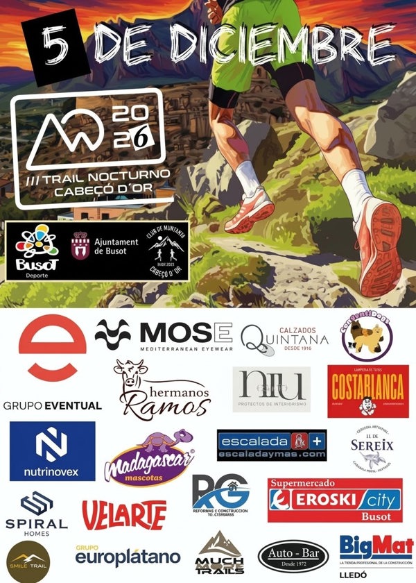 III Trail Nocturno Cabeço D'Or, Busot