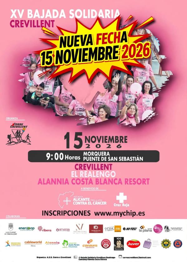 15a. BAJADA SOLIDARIA CREVILLENT - EL REALENGO - ALANNIA COSTA BLANCA RESORT, 2026
