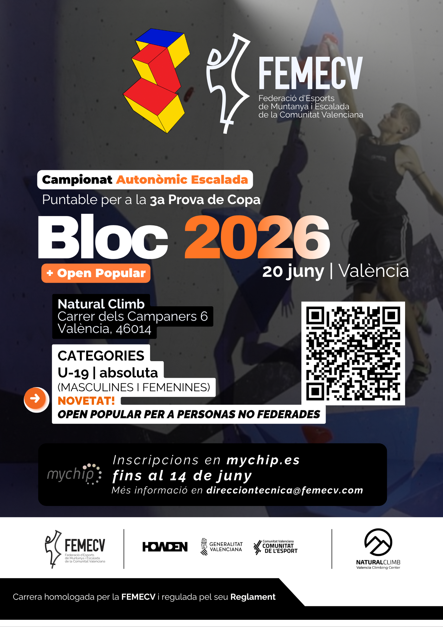 CAMPEONATO AUTONÓMICO DE BLOQUE 2026 · U19 y ABSOLUTA