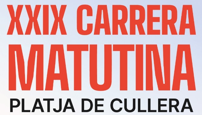 XXIX CARRERA MATUTINA A LA PLAYA DE CULLERA