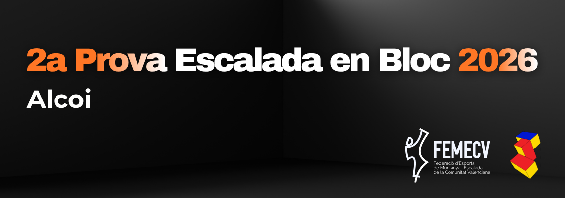 2ª Prueba de Copa de Escalada en Bloque FEMECV 2026