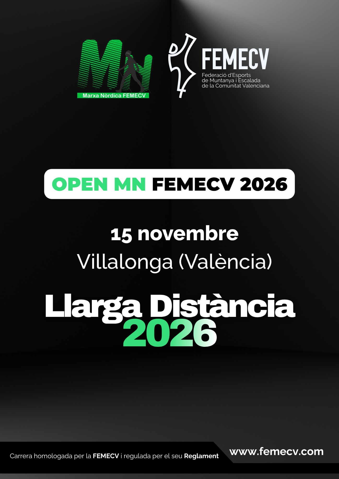 Open de Larga Distancia de Marcha Nórdica FEMECV 2026